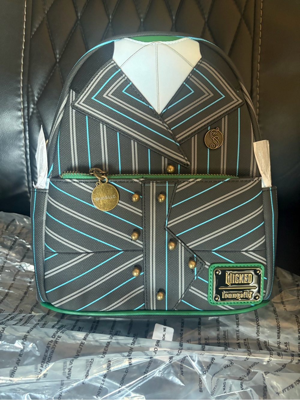 Wicked Elphaba Shiz University Uniform Cosplay Mini Backpack
